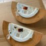 2 wall lights wood and glass Image 4