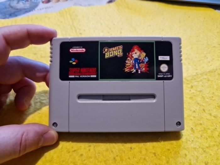 James Bond Jr Super Nintendo Snes Arcade Games Original