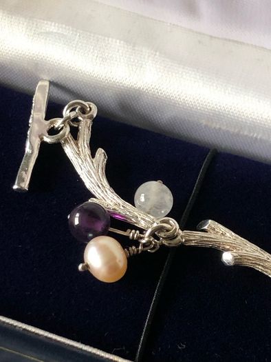 Silver Pearl Bracelet