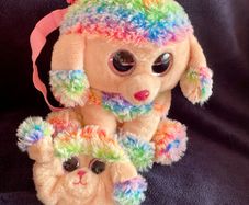 TY Beanie Boos Plush Backpack + Coin purse