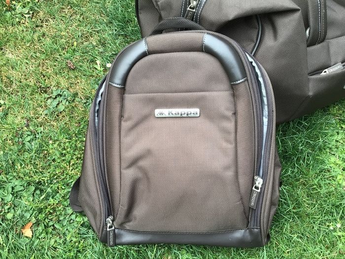 Travel bag and backpack set.