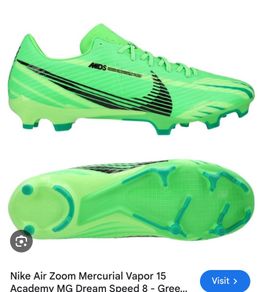 Nike Mercurial football boots size 4.5 Airzoom Dream Speed