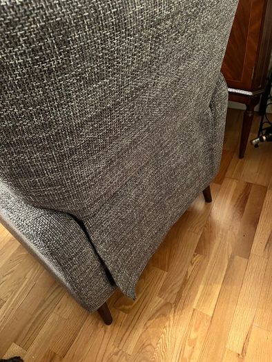 Recliner material chair