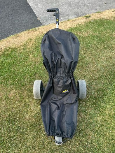 Powakaddy Electric Golf Trolley with Golf bag cover