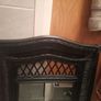 large vintage wicker mirror Image 3