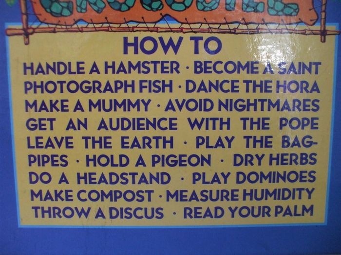 SALE!  HOW TO HOLD A CROCODILE - Hundreds Of Practical Tips, Fascinating Facts And Wicked Wisdom