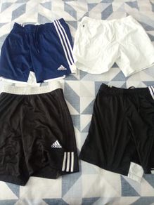 4. Pairs.  Of.  Addidas.  Shorts