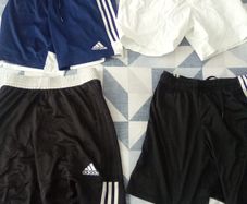 4. Pairs.  Of.  Addidas.  Shorts