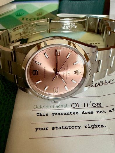 Rolex Air King pink 34mm