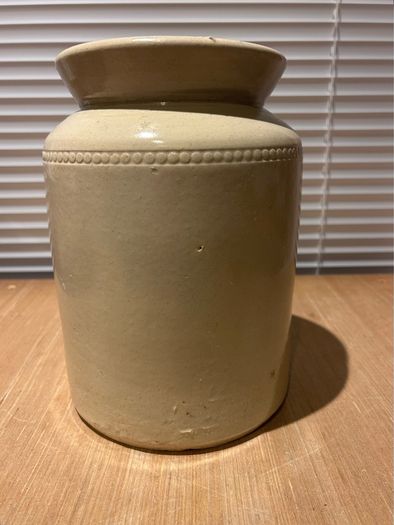 Large Vintage Stoneware Pottery Jar