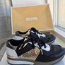 Michael Kors Leather Allie Trainers Image 2