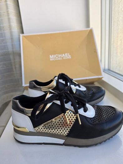 Michael Kors Leather Allie Trainers