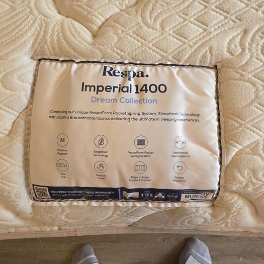 Super King Bed and Mattress