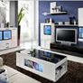 LED Coffee Table Black & White Coffee Table Modern Led Coffee Table High Gloss Led Coffee Table Image 2