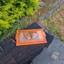 Wood sculpted tea tray postage possible Image 3