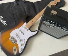Fender Electric Guitar and Amp Bundle