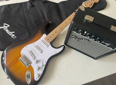 Fender Electric Guitar and Amp Bundle