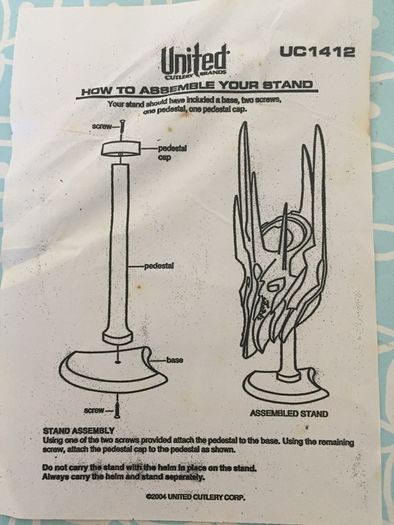 Lord of the Rings Helm of Sauron
