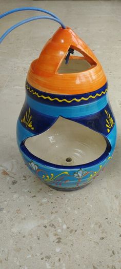 Mexican Ceramic Hanging Pots or Pot Pourri holder