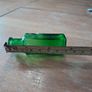Antique Miniature Green Glass Poison Bottle. Victorian 1/2 oz Size (70mm) NOT TO BE TAKEN. Image 9