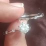 IGI Certified 1.54ctw Lab-Grown Diamond Wedding Band: 14K White Gold Image 2