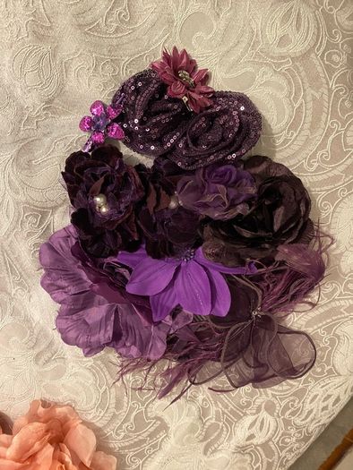 Mixed selection of Fabric  and millinery products please read description for information
