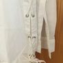 ZARA TRAFALUC Cotton Shirt Side-Laced White Image 4