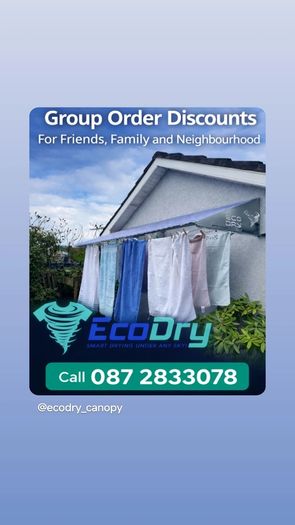 EcoDry Canopy Clothes Line