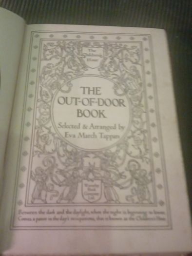 The Out Of Door Book The Childrens Hour Vol 7 Waverley