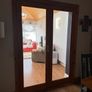 solid wood glazed double  doors Image 3