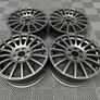 18" Multi Spoke Alloy wheels Ford Transit Custom Van Vw Transporter T7 74.5 6x120 Gunmetal Image 5