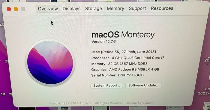 iMac Retina 5k, 32gb, i7, 3Gb, late 2015