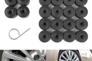 Car Wheel Lug Locking Lock Nut Bolt Cover Cap 17mm for VW Volkswagen Scirocco Touran Tiguan Jetta Golf MK7 GTI Passat B5 CC Skoda