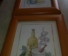 Lovely set of 2  picture still life.