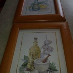 Lovely set of 2  picture still life.