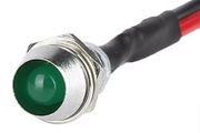Durable New Practical Quality Green LED Indicator Light 8mm Boat Bulb Car DC 12V Green IP65 Lamp Dash Panel