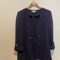 Primark navy open style blazer size 14