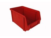 24pcs Art 103 Eurobox Parts Bin  Containers - 146w X 237d X 124h , Red