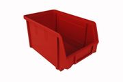 24pcs Art 103 Eurobox Parts Bin  Containers - 146w X 237d X 124h , Red