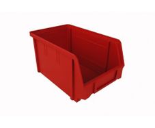 24pcs Art 103 Eurobox Parts Bin  Containers - 146w X 237d X 124h , Red