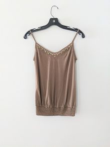 Cami with Gold/Turquoise Embellishment