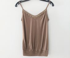 Cami with Gold/Turquoise Embellishment