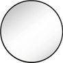 Black  Round Wall Mirror Bathroom Mirror Image 2