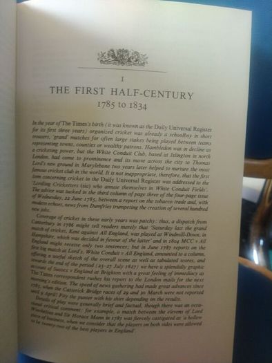 200 Years of Cricket in The Times