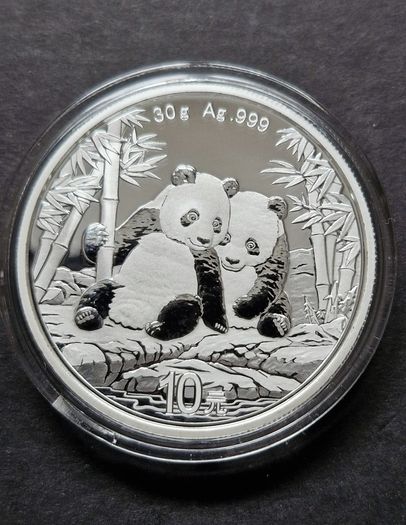 30 Gram Silver Panda 2026 Yuan 10 Bu Coin