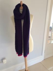 White Stuff chunky knit scarf