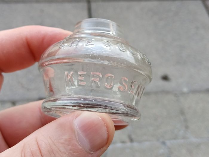 Vintage Vapo Cresolene  kerosene bottle