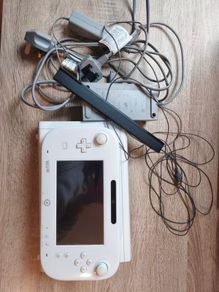 Nintendo Wii U console with GamePad and sensor bar
