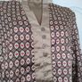 Brown Gold kaftan Small satin top Postage included Image 6