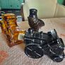 3 Vintage Mid Century Avon men's aftershave bottles x3 Image 5